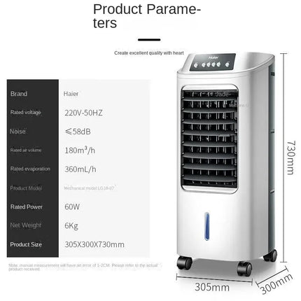 Haier condizionatore d'aria ventola di raffreddamento umidificazione refrigerazione ventola senza lama condizionatore d'aria domestico piccolo condizionatore d'aria