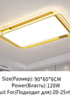 Golden 90x60CM / Dimmable with remote