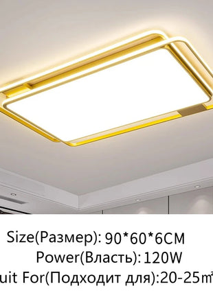 AuroraRealm Lampada da soffitto quadrata a LED Nero Telecomando Camera da letto Studio Luci del soggiorno Lustro moderno Decorazioni per la casa Apparecchi per bambini