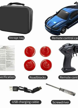 2026 New Kf20 1:64 Drift Rc Car Four-wheel remote-controlled racing car Full proportions Desk Competition Toy Boys Ideal gifts.