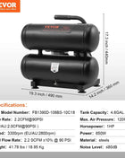 SucceBuy Air Compressor 750W/1450W/3000W Oil Free Air Compressor Quiet Portable Compressor Pump for Auto Repair Tire Inflation
