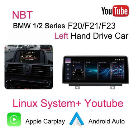 Bonroad 10.25" Wireless Carplay Android Auto Car Radio For BMW 1 2 3 4 Series F20 F21 F23 F30 F31 F32 F33 F34 F35 F36 2013-2017