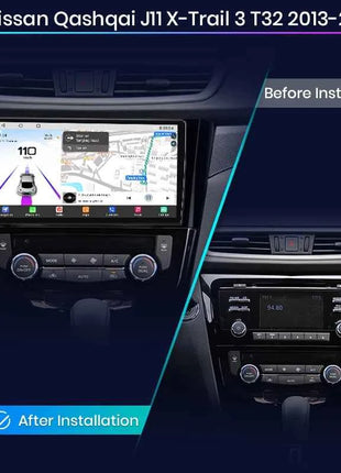 Junsun Qualcomm 8-Core 360° Panoramic Camera Wireless CarPlay Android Auto Car Radio for Nissan Qashqai J11 X-Trail 3 2013-2017