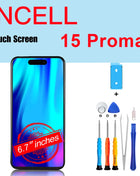 PINZHENG High Quality INCELL LCD OLED Screen for iPhone 14 Pro 15 Plus 13 Pro Max Display for iPhone Replacement with Tools
