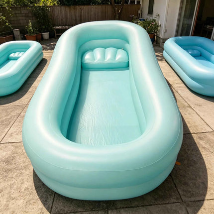 Vasca da Bagno Gonfiabile in PVC per Uso Medico, Piscina Gonfiabile in PVC, Vasca da Bagno Gonfiabile Anti-Caduta, Piscina Gonfiabile Medica a Doppio Tubo, Vasca per Assistenza Infermieristica