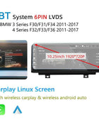 Wireless Carplay Android 14 For BMW F20 F30 F21 F22 F31 F32 F33 F34 F36 NBT EVO Multimedia Player Auto Radio Screen GPS