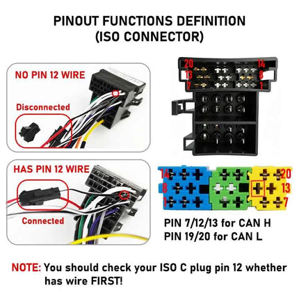 Cablaggio con Decodificatore CAN Bus, Display TOMTOM con SWC, P&P 16 Pin Android, per Renault Megane MK2 Fase 2, Clio 3