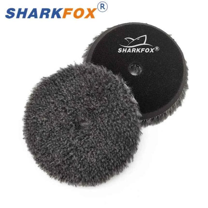 Sharkfox 3/5/6 Inch Woolen Polishing Pad Car Detailing Polishing Wheel Buffing Wool Pad For  Car Body Polish Remove Scratch