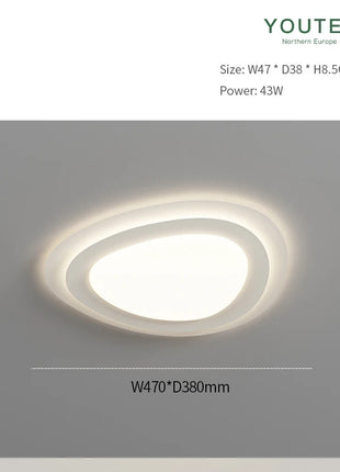 Lampada da soffitto a LED creativa con ciottolo Decorazione di lusso per soggiorno Camera da letto Lampada a sospensione a soffitto Lampadario per sala da pranzo per interni