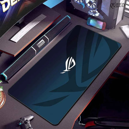 Asus Rog Mause Pad Anime Mouse Mats Gaming Computer Desk Mat Mouse Carpet Pc Accessories Gamer Mouse Pad Speed Rubber Mat