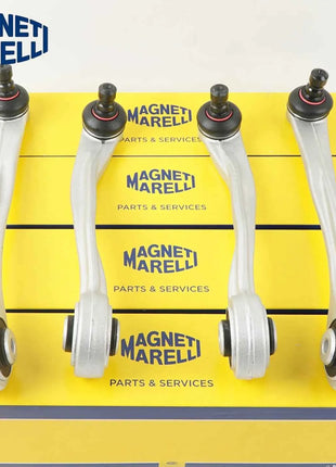 Set 4 Pezzi 8K0407505A 8K0407505M 8K0407509A Braccio di Controllo Superiore Sospensione Anteriore di Alta Qualità per Audi A4 RS4 A5 RS5 A6 A7 Q5