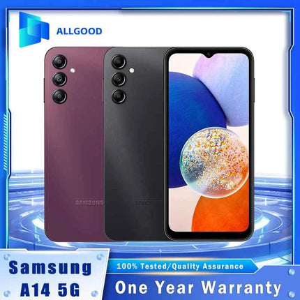 Original Samsung Galaxy A14 5G A146B/DS Dual SIM 6.6" 64GB/128GB 50MP Triple Camera Exynos 1330 Octa-Core Android Smartphone