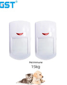 PGST 4G Tuya Smart Home Alarm System, WiFi 433MHz Wireless Home Security Alarm Combo Set