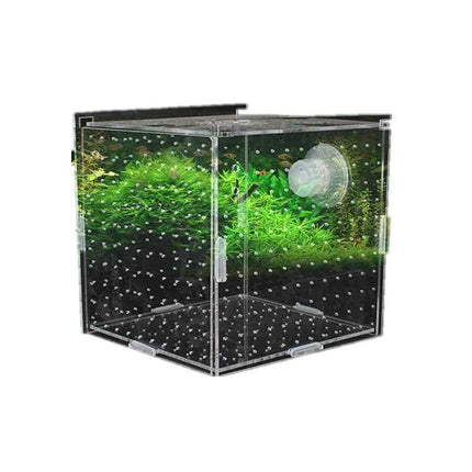 Acrylic Isolation Box Fish Tank Transparent Aquarium Small Fry Incubator Breeding Box Single Double Multi-grid Isolation Net