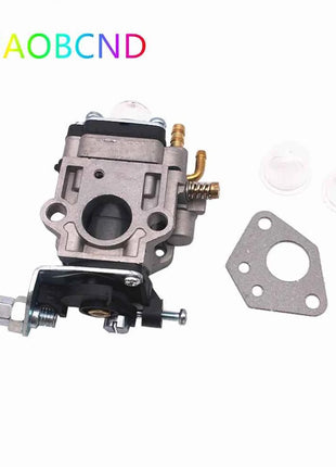 Kit Carburatore da 15mm per Decespugliatore 43CC 52CC 47CC 49CC con Guarnizione, Tubo, Filtro Benzina e Candela per CG430 CG520 BC430 BC520