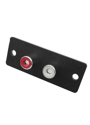 2/5 pezzi connettore jack femmina RCA a 2 vie terminale pannello a parete piastra ingresso presa telaio Phono adattatore audio AV