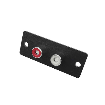 2/5 pezzi connettore jack femmina RCA a 2 vie terminale pannello a parete piastra ingresso presa telaio Phono adattatore audio AV