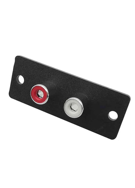 2/5 pezzi connettore jack femmina RCA a 2 vie terminale pannello a parete piastra ingresso presa telaio Phono adattatore audio AV
