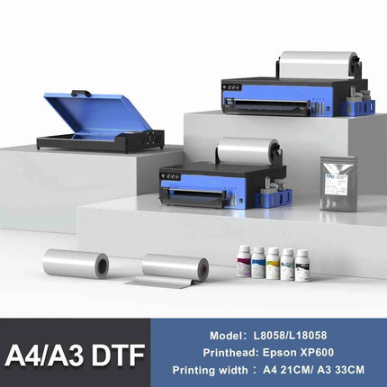 A4 A3 DTF Printer for Epson XP600 Printhead Direct to Film T-Shirt Printing Machine for All Textile Clothes Impresora DTF A3 A4