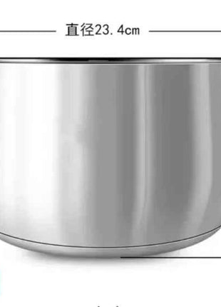 Pentola Interna Midea in Acciaio Inox 304 - 3L 4L 5L per Rice Cooker FS3010/70