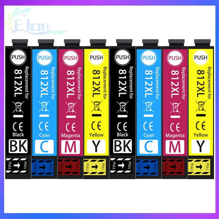 812 812XL Ink Cartridge For Epson 812 812XL Compatible For Epson WF-3820 WF-3825 WF-4830 WF-4835 WF-7830 WF-7840 7845 Printer