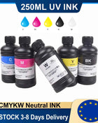 UV Ink LED UV Printer INK for UV Printer 1390 L1800 L800 XP600 TX800 L805 UV Flatbed Printer 250ML/500ML CMYKW UV Neutral Ink