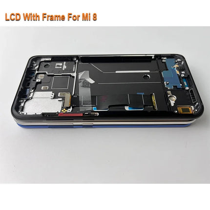 6.21 ''Super AMOLED LCD Per Xiaomi Mi 8 LCD M1803E1A Display Touch Screen Digitizer Assembly Parti di Ricambio Per Mi 8 Schermo