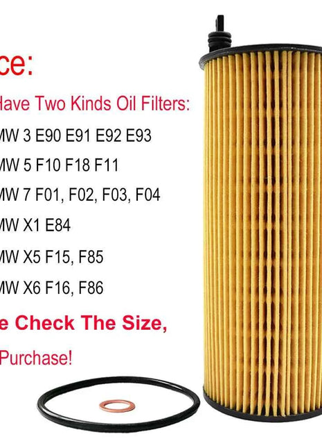 Filtro olio 11427807177   Per BMW Serie 1 E88 118d 120d 123d 2008 2009 2010 2011 2012 2013 / X3 E83 2007 2008-2010 2.0L Motore