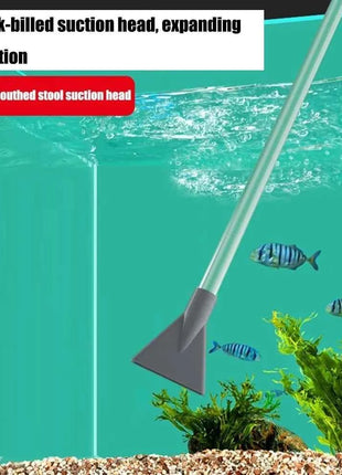 Aquarium Siphon Vacuum Cleaner Tool Set for Large Fish Tank Gravel/Sand Cleaning Water Change with Extension Tube, Fast and Easy