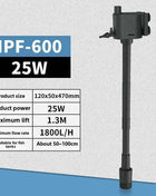 Fish tank submersible pump Built-in filter pump Oxygen wave aquarium filter matching pump