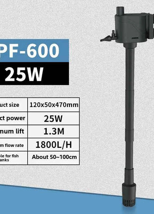Fish tank submersible pump Built-in filter pump Oxygen wave aquarium filter matching pump