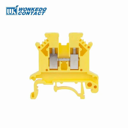 10Pcs UK 2.5 Terminal Block UK2.5B Screw Connection Connect Strip 2.5B 2.5mm² Cable Electrical Din Rail Wire Connector