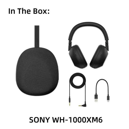 Orignial Sony WH-1000XM6 Wireless Noise Cancelling Headphone HD ⁤Noise Canceling Processor QN3 12 Mics 30hrs Battery Life