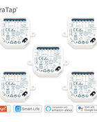 Tuya Smart Life WiFi Curtains Switch Connected Roller Shutters Control Blinds Motor Google Home Alexa Electric Window LoraTap