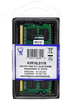 Kingston Laptop Ram DDR3L DDR3 8GB 4GB 1066Mhz 1333Mhz 1600Mhz 1866Mhz SO-DIMM PC3-8500 10600 12800 Notebook DDR3 Dual Channel