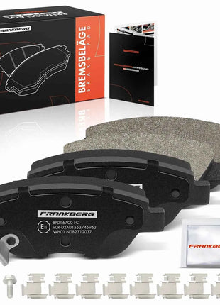 Pastiglie Freno Anteriori Frankberg 4x per Fiat Doblo MPV Van/MPV Panda Van/Hatchback, Opel Adam Corsa D 93189815 095521571