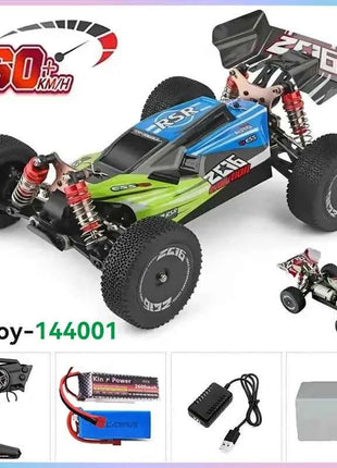 WLtoys 144010 144001 75KM/H 2.4G RC Car Brushless 4WD Electric High Speed Off-Road Remote Control Drift Toys for Children Racing