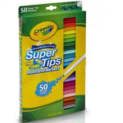 FOR Crayola 50 Colors Non Toxic Long Lasting Crayons for Kids Students School Art Craft Creative Painting Original Product