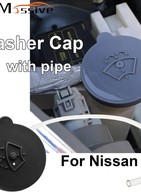 Per Nissan Murano Z50 Navara March Rogue 300ZX 350Z tergicristallo rondella fluido coperchio serbatoio acqua tappo bottiglia tubo