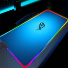 Black Mouse Pad Asus Rgb Gaming Mause Mat Anime Mats Gamer Rug Pc Xxl Cute Pads Large Game Keyboard Carpet Backlight Mousepad