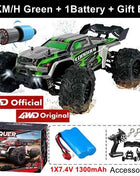 4WD Remote Control Car Off Road 4x4 RC High Speed Buggy Truck Super Brushless 50 or 80KM/H Fast Drift Racing Toy Kids Adults