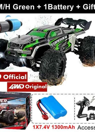 4WD Remote Control Car Off Road 4x4 RC High Speed Buggy Truck Super Brushless 50 or 80KM/H Fast Drift Racing Toy Kids Adults