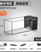 ‌Turtle Aquarium Tank - Fish & Turtle Hybrid Habitat with Stream Landscape, Luxury Villa Ecosystem for Home/Office