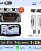 Junsun 8 Core Wireless CarPlay Android Auto Car Radio For Mercedes Benz Smart 453 Fortwo 2014-2020 4G WiFi GPS Navigation Stereo