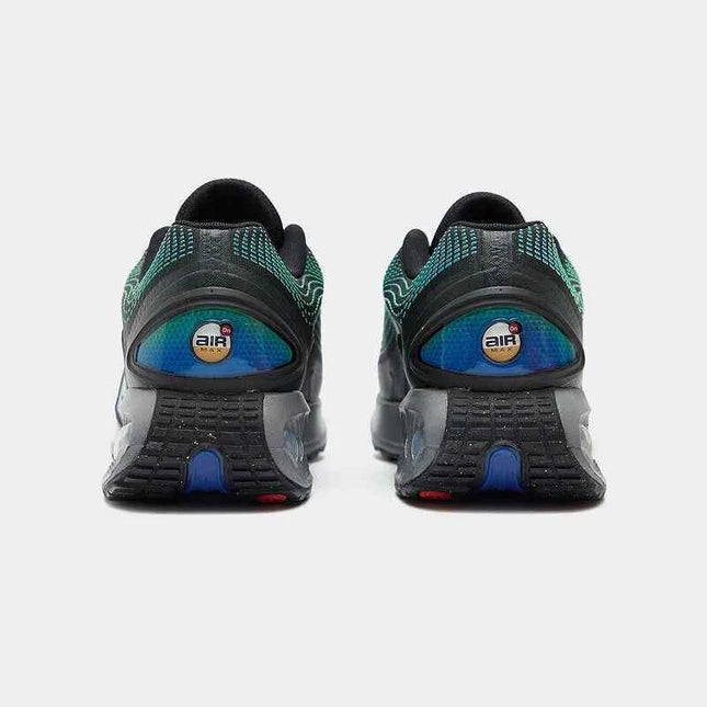 Nike Ammortizzazione posteriore Ammortizzazione dell'aria Supporto Resistente all'usura Allenamento fitness Scarpe da corsa da uomo Nuove scarpe da corsa sportive per pendolari testurizzate uniche Air Max Dn Verde pavone Eleg