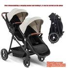 2025 New Foldable, Multifunctional Twin Stroller That Can Be Disassembled Into A Lightweight Baby Bike. Shipping Within The EU