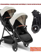 2025 New Foldable, Multifunctional Twin Stroller That Can Be Disassembled Into A Lightweight Baby Bike. Shipping Within The EU