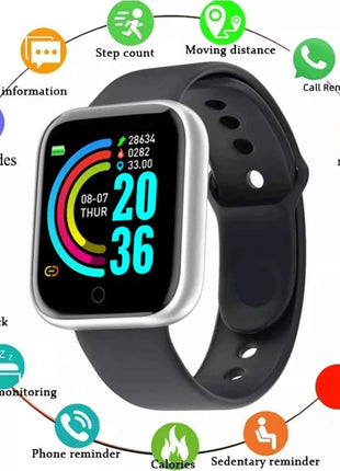 Smartwatch Men Women Wristwatches Smart Watch Message Fitness Monitor Bracelet Birthday Gift Electronic Clock For Android IOS