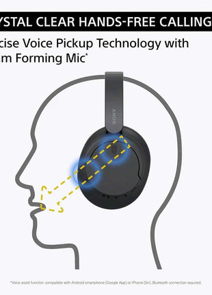 Sony WH-CH720N Wireless Bluetooth Headphones AI Intelligent Active Noise Cancellation Over The Ear Headset with Microphone