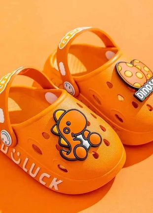 Bambino Kawaii Blu Cartone Animato Zoccoli Scarpe Estate Bambini Adorabile Dinosauro All'aperto Ragazzi Carini Sandalo Leggero Traspirante Scarpe Da Giardino Casual